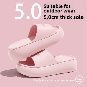 MONLEYTA | Womens Thick Bottom Slippers Summer Outdoor Fashion 2025 New Home Indoor Dormitory Bathroom Heightening Cool Slippers