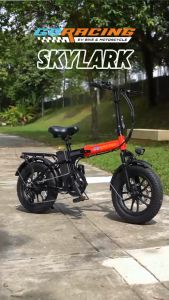 🔥Goracing 🔥Skylark E-Bike Foldable E-basikal Lipat Basikal Dewasa Electric Bicycle Lithium Battery 48V08AH 云雀电动自行车