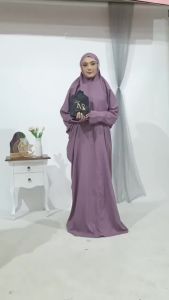 Mukena Dewasa Terusan Terlaris Mukena Lajuran Polos Termurah