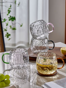 Baroquehouse | High Temperature Resistant Aesthetic Handle Glass Cup Set