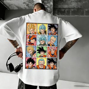 Bandai | Dragon Ball Summer T-shirt Japanese Anime Master 2000s Style Rei Kagubo Style Childrens Style and Parents Short Sleeve Shirt