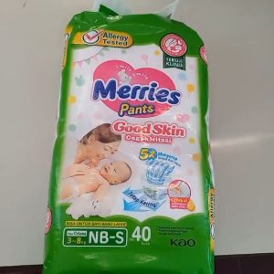 Merries Good Skin Pants Popok Bayi Sekali Pakai NB-S40