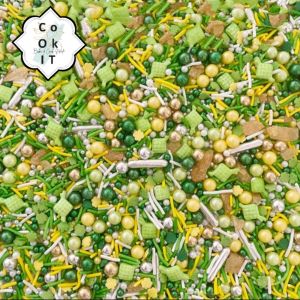 (10Gr) Eid Gemstone Gold Taburan Sprinkle Cake Gula Hiasan Kue