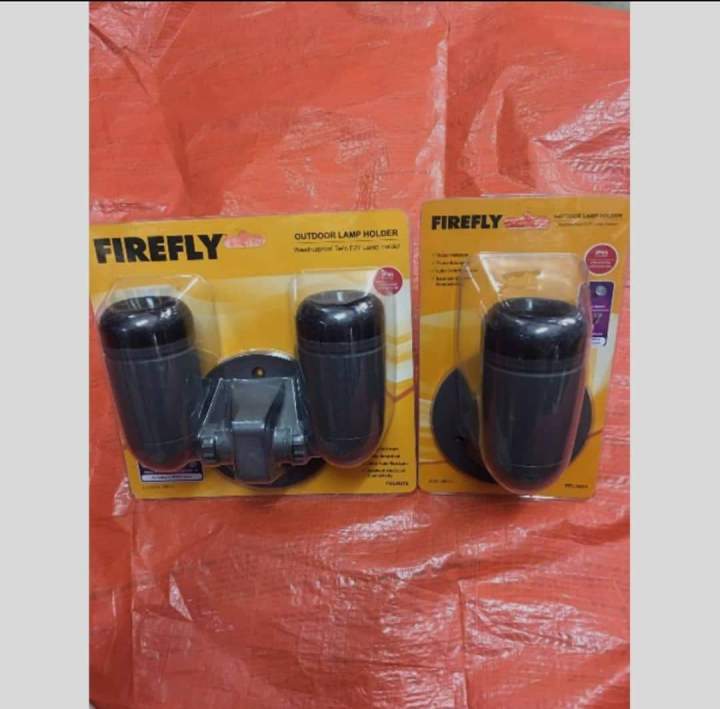 Weatherproof Firefly firefly weatherproof E27 base IP65 in/out door lamp holder! | Lazada PH