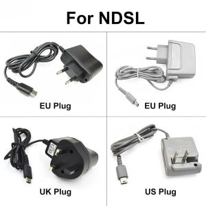 BSN | 1Set US UK EU Plug Home Travel Wall Charger Power Adapter For DS Lite NDSL Game Console AC Power Adapter Charger Accessoires