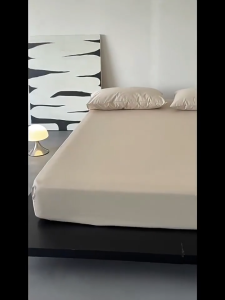 WEICH 890TC Bedsheet Set 100% Combed Cotton Fitted Sheet Anti-mite Breathable Bed sheet Single & Queen & King All Sizes