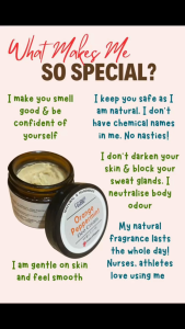 Feurig8 Orange Peppermint Deodorant Cream 60g