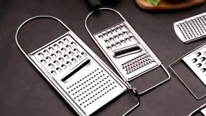 MERIAHSHOP PARUTAN Sayur Keju Kelapa Wortel GRATER JUMBO FULL STAINLESS 3 IN1