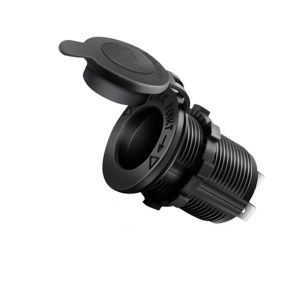 Cigarette Lighter Socket Car Marine Motorcycle ATV RV Lighter Socket Power Outlet Socket Receptacle 12V Waterproof Plug