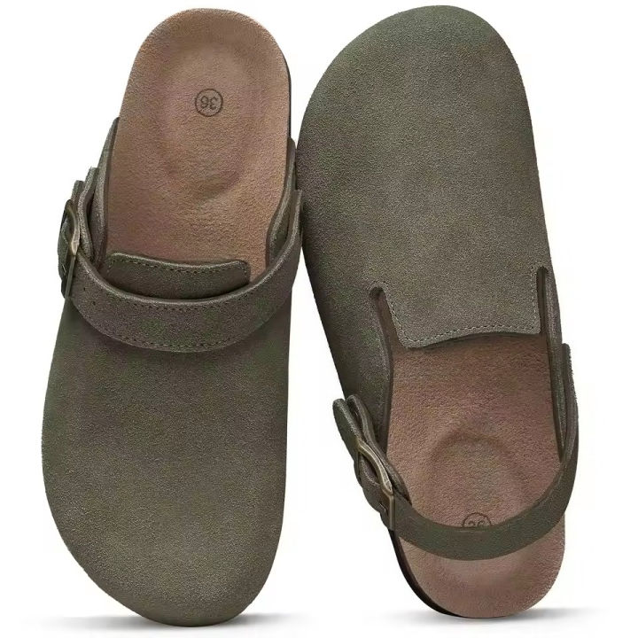 YUYIN | Comwarm Fashion Women's Suede Mules Slippers Men Clogs