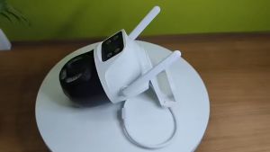 EYESEC CCTV Simcard 4G 6MP FHD 2 Kamera CCTV Outdoor Waterproof IP66 Monitoring Jarak Jauh Tanpa WiFi Golden Compass