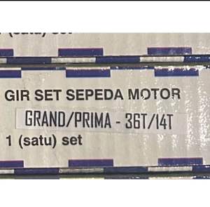 GEAR SET MOTOR SUPRA SHOGUN GLPRO MEGAPRO KHARISMA GRAND SHOGUN VEGA ZR