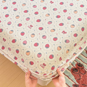 Dansunreve hình hoa nhỏ Ra Bọc Nệm phong cách Hàn Quốc kitty/Crayon Shin-chan tấm ga trải giường siêu đơn/Nữ Hoàng/tấm King size