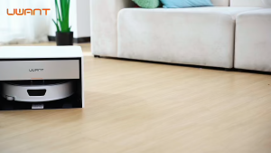 UWANT T300 Robot Vacuum — Ultra-Slim 23.5cm Base Station 25000Pa Strong Suction 80°C Hot Water Mop Dual Extended Edge Cleaning Auto-Water Refill & Drain Up to 180 Days Hands-Free for Effortless Whole-Home Cleaning