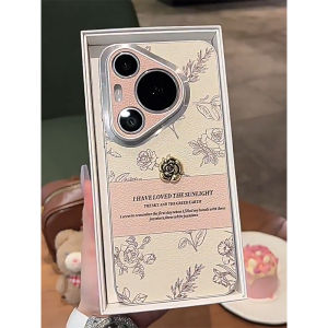 Huawei Pura 70 Case Huawei Pura 70 Pro Case Huawei Pura 70 Ultra High-quality Retro Ins Sketch Three-dimensional Camellia Anti-drop Strap Lens Protection Metal Frame Phone Case