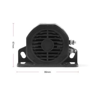 12V-80V Back Up Alarm Horn Speaker Reversing Horn Fit for Motorcycle Car Vehicle And Vehicle Compatible With Most Cars