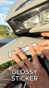 DAILY GRIND Stickers for Motorcycle Sticker Waterproof Motor Helmet Sticker Hologram Vinyl Stikerss Motorcycle Decals