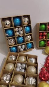 26 IN 1 Christmas balls3cm 6cm Christmas tree ornaments Christmas decorations DIY