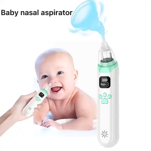 Baby Nasal Aspirator Electric USB Rechargeable Nose Cleaner Safety Suction for Newborn Infant Care 0~6 Years