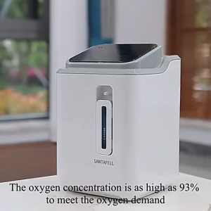 Santafell Portable Oxygen Generator 1-7L with Nebulizer and Voice Playback Functions