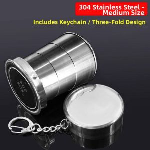 water bottle Stainless Steel Portable Collapsible Water Cup