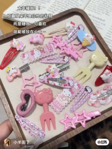 Sét 50 Chi Tiết Kẹp Tóc Cho Bé Gái Sét Kẹp Cho Chị Em Thêm Xinh Hình Trái Tim Hoạt Hình Đáng Yêu