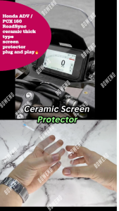 Honda PCX160/ADV160 Roadsync Ceramic Film Screen Protector Thick Type-Clear Anti-Scratch BojGarage