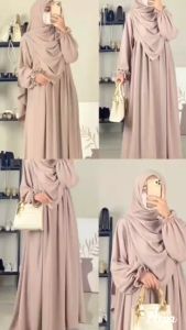GAMIS SET HIJAB MURAH ELENA KEKINIAN 2024