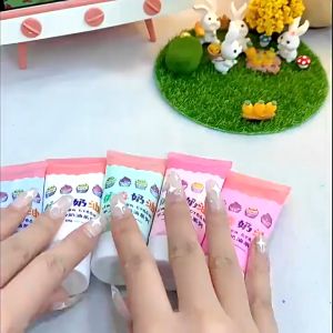 [LM] DIY CUTE Hair clipper jepit rambut/DIY 15ml krim bahan lem jepit rambut  buatan tangan/DIY Accessories Jepit Rambut paket anak kartun lucu buatan tangan[Aksesoris Jepit Rambut Anak Perempuan Lucu dan Mudah dibuat