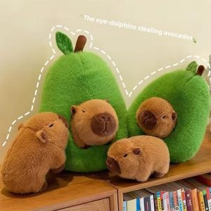 JIFANPAUL | Birthday Gift Avocado Capybara Pillow Soft Toy