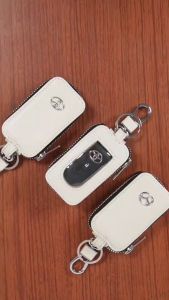 VALQO GARA Gantungan kunci Keyless Kulit Sapi Bisa untuk tempat Remot & Dompet STNK Mobil Motor