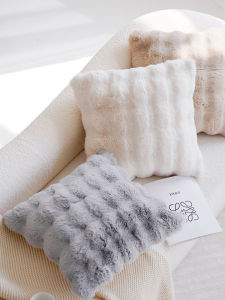 Khăn Trải Giường Hình Mèo Nhồi Bông Màu Kaki Đơn Giản Hiện Đại Hình Vuông Dùng Trong Gia Đình Đệm Ghế Sofa Phòng Ngủ