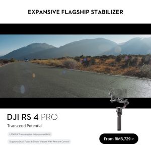 DJI RS 4 Pro - Gimbal Stabilizer | 2nd-Gen Native Vertical Shooting | Supports Dual Focus & Zoom Motors With Remote Control | Powerful Payload