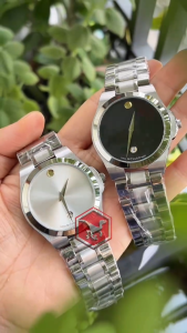 Đồng hồ 38mm dành cho nam tay vừa và nhỏ MVD 1409 dây thép kính sapphire máy quartz nhật (Đồng Hồ Dinowatch)