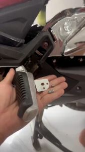 Gác chân sau Hayate gác chân Tictok cho dòng Hon và Ya chất liệu hợp kim kết hợp đệm cao su mềm mại