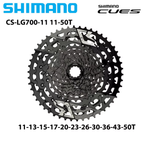 SHIMANO | SHIMANO Cues U8000 Series LG700 50T 11Speed LINKGLIDE Cassette for MTB Mountain Bike Freewheel Sprocket Original Bicycle Part