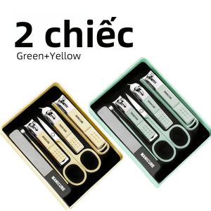 Bộ Dụng Cụ Cắt Móng Cao Cấp Đức - 6 Món Tất Cả Trong Một Bằng Thép Không Gỉ Dành Cho Nam & Nữ Vật Dụng Cần Thiết Trong Gia Đình