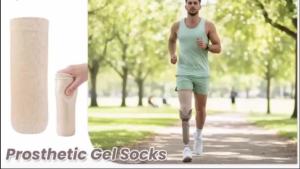 Prosthetic Stump Shrinker Below Knee High Elasticity Thickened Gel Prosthetic Sleeve Prosthetic Gel Sleeve Socks Stump Shrinker