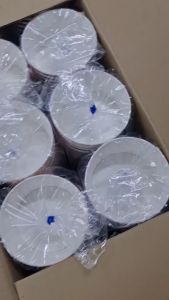 สินค้าราคาพิเศษ ถ้วยกระดาษขนาด 750 มล. (ลายนำโชค) คละสี แบรนด์ Fest รหัส PL028 (1ลัง=500ชิ้น)