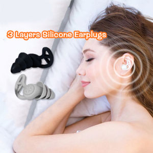 3 Layers Strengthen Noise Reduction Earplugs Anti-Noise Ear Plug For Sleeping Study Travel