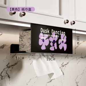 Wall-Mounted Toilet Paper Holder Nordic Style Kitchen Paper Towel Rack Storage Box Hanging Paper Towel Rack Home Cleaning Tools