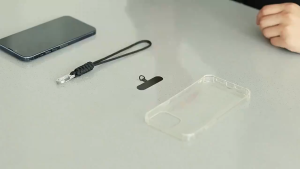 COD Over 1pcs Phone Lanyard Patch Clip Lanyard Tether Tab Hanger Holder Wrist Neck Strap Gasket