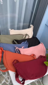 Túi bánh bao vải bố cho nữ Túi Thời Trang Chống Thấm Nước Nylon Ins Messenger Túi đeo vai túi đeo chéo HARAS TX374