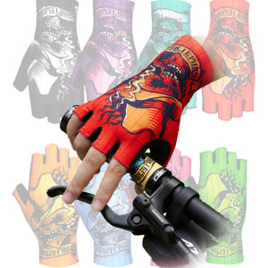 Chooee Cycling & Fitness Half Finger Gloves for Men Women Anti-Slip Anti-Shock Bike Gym Workout Gloves Breathable Anti-Sweat