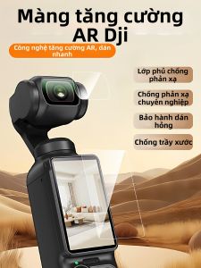 Miếng Dán Màn Hình Máy Ảnh DJI Pocket3 Độ Nét Cao Chống Phản Chiếu Chống Ánh Sáng Phản Xạ Chống Ngón Tay Miếng Dán Ống Kính