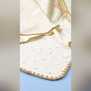 Selimut Bayi Lembut Motif Kartun - Bahan Bambu 100x110cm B451