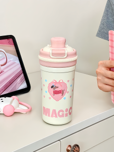 Cốc Giữ Nhiệt Hình Chú Chó Dễ Thương 2025 Cốc Nước Đi Bộ Đường Dài Cốc Đựng Cà Phê Cốc Đi Du Lịch Cốc Đựng Nước Cho Phụ Nữ