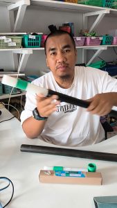 KLEM PUTAR KUNCI OTOMATIS FULL NYLON PIPA SAWIT 33MM KE 38MM COD