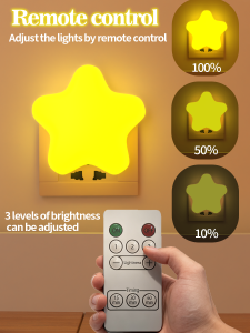 Smart Star Night Light Baby Sleeping Light Bedside Lamps LED Sensor Control Night Light