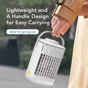 New portable desktop fan USB small water cooling fan 700ML water tank spray refrigeration desktop air conditioning fan